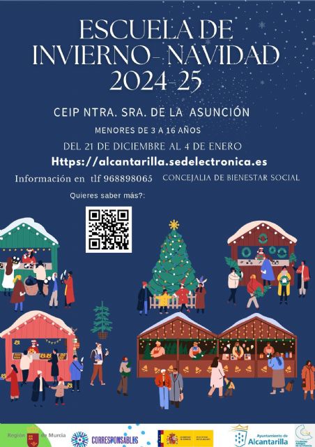 Abierto el plazo de solicitudes para la Escuela de Navidad hasta el 27 de noviembre